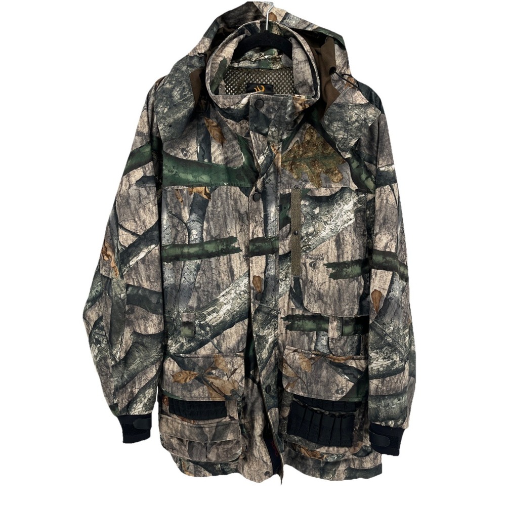 Browning Pre-vent Mossy Oak Camo Waterproof‎ Windproof Hunting Jacket Sz Medium